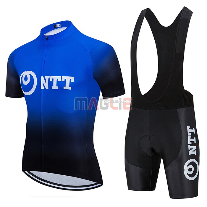 Maglia NTT Pro Cycling Manica Corta 2020 Nero Blu